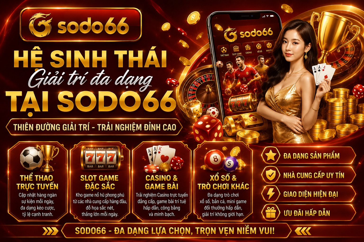 Sodo66 Hệ sinh thái giải trí đa dạng Sodo66 Hệ sinh thái giải trí đa dạng