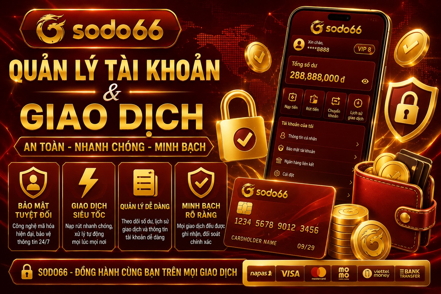 Sodo66 Quản lý tài khoản & giao dịch Sodo66 Quản lý tài khoản & giao dịch